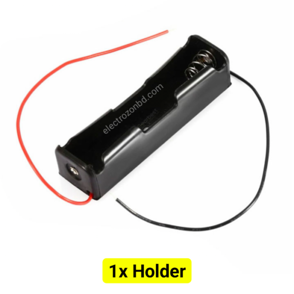 1X 3.7v 18650 Battery Holder-