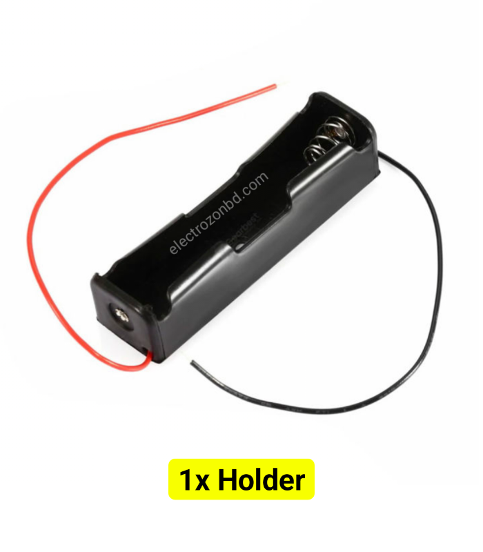 1X 3.7v 18650 Battery Holder-
