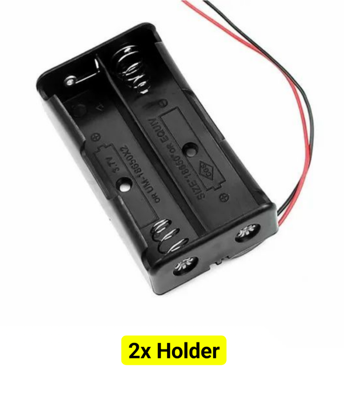 2X 8.4v 18650 Battery Holder
