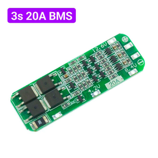 3S 20A Lithium Battery Protection Board