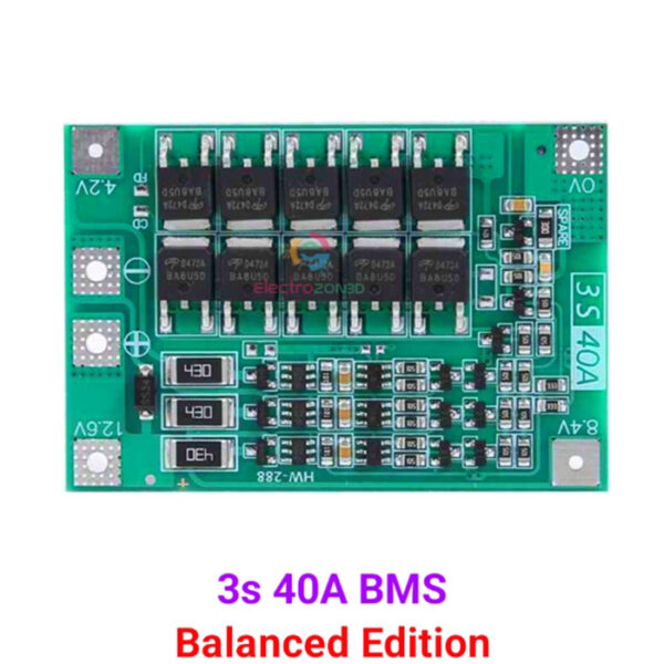 3S 40A Lithium Battery Protection Board