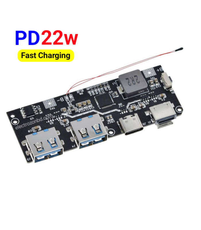 QC 4.0 22,5 Fast Charging SW6208 Power Bank Modle