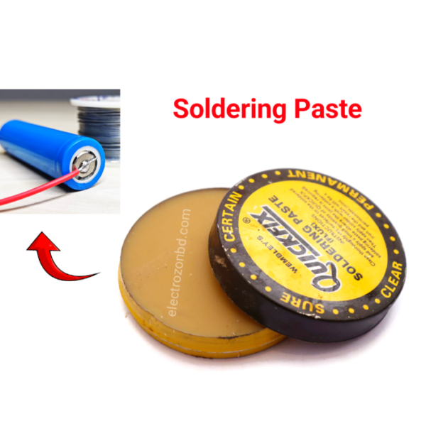 Quickfix soldering paste ensures smooth, reliable solder joints. Prevents oxidation, improves conductivity, easy to apply, perfect for electronics repair, DIY projects, circuit boards, and professional soldering tasks.