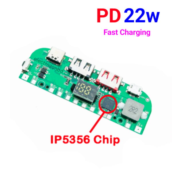 IP5356 22.5W Fast Charging Power Circuit
