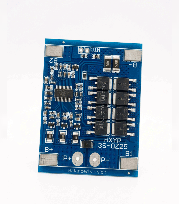 HXYP 3S-0225 25A BMS – 12V Li-ion Battery Protection Board with Balance