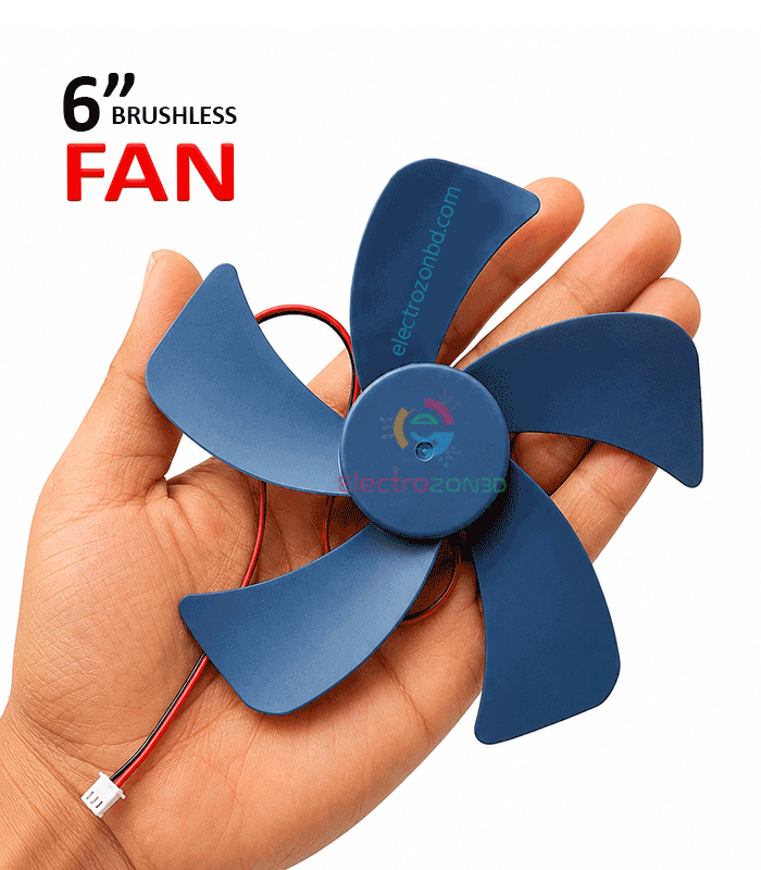 6 Inch BLDC Motor 12V DC High Speed Brushless Cooling Fan | Rechargeable Fan Moto High-speed and energy-efficient BLDC motor with low noise operation. Ideal for rechargeable fan projects, DIY electronics, cooling systems, and portable fan applications. Durable design with 12V DC support for reliable performance. ________________________________________ This 6 Inch BLDC Brushless Motor offers high-speed performance, low noise operation, and energy-efficient cooling. Perfect for rechargeable fan projects, DIY electronics, mini cooling systems, and portable fan applications. Features: ✔ High Speed Performance ✔ Low Noise Operation ✔ Energy Efficient BLDC Motor ✔ Durable & Long Lasting ✔ 12V DC Support Suitable For: Rechargeable Fans, DIY Projects, Cooling Systems, and Mini Fan Applications. 6 inch bldc motor, bldc motor, brushless motor, 12v dc motor, rechargeable fan motor, cooling fan motor, dc brushless fan, mini fan motor, diy fan motor, high speed fan motor, bldc cooling fan, 12v fan motor, rechargeable fan parts, electronics project motor, low noise fan motor, brushless cooling fan, 6 inch fan motor, dc cooling fan, bldc fan blade, fan motor 12v