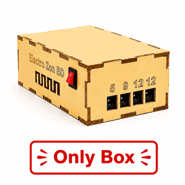 V2.6 40W Mini UPS Casing Box | 6 Battery Enclosure for DIY UPS ⚡ Short Description V2.6 40W Mini UPS Module-এর জন্য বিশেষভাবে তৈরি এই 6 Battery UPS Casing Box-এ একটি UPS Circuit ও সর্বোচ্চ ৬টি 18650 Lithium Battery Cell বসানো যায়। DIY Mini UPS, Router UPS ও Backup Power Project তৈরির জন্য উপযুক্ত। 📝 Full Description V2.6 40W Mini UPS Casing Box একটি ব্যবহারযোগ্য এবং compact enclosure, যা V2.6 40W Mini UPS Module ব্যবহার করে DIY UPS তৈরি করার জন্য ডিজাইন করা হয়েছে। এই বক্সের ভিতরে একটি V2.6 UPS Circuit এবং মোট ৬টি 18650 Lithium Battery Cell বসানোর ব্যবস্থা রয়েছে। ফলে আলাদা করে casing তৈরি করার ঝামেলা ছাড়াই একটি সুন্দর ও গোছানো Mini UPS তৈরি করা যায়। Key Features: • Designed for V2.6 40W Mini UPS Module • Supports up to 6 pcs 18650 Lithium Battery Cells • Dedicated space for 1 UPS Circuit • Ideal for DIY Mini UPS Projects • Suitable for Router & ONU Backup UPS • Electronics DIY & Power Backup Projects- এর জন্য উপযুক্ত • Circuit, Battery ও Wiring সুন্দরভাবে enclosure-এর ভিতরে রাখা যায় Package Includes: • 1 × (V2.6) Mini UPS Casing / Box • Only Box — UPS Circuit, Battery & Other Components Included নয়
