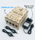 ElectroZonBD Mini UPS 7800mAh / 15600mAh for WiFi Router & ONU ________________________________________ ⚡ Short Description ElectroZonBD Mini UPS is a rechargeable backup power solution for WiFi Routers, ONU devices, and compatible 9V/12V/12V DC devices. Available in 7800mAh and 15600mAh battery options, each package includes INR lithium battery cells, a Bigmax 12.6V 3A lithium battery charger, and 2 pcs DC connection cables for easy Router/ONU setup. ________________________________________ 📝 Long Description ElectroZone Mini UPS for WiFi Router & ONU Keep your WiFi Router and ONU powered during load shedding with the ElectroZone Mini UPS. This rechargeable Mini UPS is designed for compatible 5V, 9V, and 12V DC devices, making it a practical backup power solution for home and office internet setups. 🔋 Available Battery Capacity Choose the capacity that fits your backup requirements: 7800mAh Version • 3 × INR 2600mAh Lithium Battery Cells • Total nominal battery capacity: 7800mAh 15600mAh Version • 6 × INR 2600mAh Lithium Battery Cells • Total nominal battery capacity: 15600mAh 📦 Complete Backup Package Every package includes: • ElectroZonBD Mini UPS • Bigmax 12.6V 3A Lithium Battery Charger • 2 × DC Connection Cables ⭐ Key Features • 7800mAh & 15600mAh battery options • INR 18650 new lithium battery cells • Compatible with selected 9V / 12V / 12V DC devices • Bigmax 12.6V 3A lithium battery charger included • 2 Pcs DC connection cables included • Useful for WiFi Router and ONU backup • Rechargeable battery backup system • Suitable for home and office use Note: Actual backup time depends on the power consumption of the connected Router/ONU or other DC device. Battery capacity and backup performance can vary depending on load and operating conditions. mini ups, wifi router ups, router backup, router ups, onu ups, wifi router backup, onu backup, mini ups bangladesh, router ups bangladesh, 7800mah mini ups, 15600mah mini ups, 7800mah ups, 15600mah ups, 12v router ups, 9v router ups, 5v router ups, 5v 9v 12v ups, rechargeable mini ups, lithium battery ups, lithium ion mini ups, internet backup ups, fiber router backup, wifi backup power, router backup power, load shedding ups, home ups, office ups, bigmax 12.6v 3a charger, 12.6v 3a lithium charger, electrozone mini ups, electrozonebd, electro zone bd