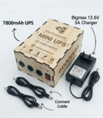 ElectroZonBD Mini UPS 7800mAh / 15600mAh for WiFi Router & ONU ________________________________________ ⚡ Short Description ElectroZonBD Mini UPS is a rechargeable backup power solution for WiFi Routers, ONU devices, and compatible 9V/12V/12V DC devices. Available in 7800mAh and 15600mAh battery options, each package includes INR lithium battery cells, a Bigmax 12.6V 3A lithium battery charger, and 2 pcs DC connection cables for easy Router/ONU setup. ________________________________________ 📝 Long Description ElectroZone Mini UPS for WiFi Router & ONU Keep your WiFi Router and ONU powered during load shedding with the ElectroZone Mini UPS. This rechargeable Mini UPS is designed for compatible 5V, 9V, and 12V DC devices, making it a practical backup power solution for home and office internet setups. 🔋 Available Battery Capacity Choose the capacity that fits your backup requirements: 7800mAh Version • 3 × INR 2600mAh Lithium Battery Cells • Total nominal battery capacity: 7800mAh 15600mAh Version • 6 × INR 2600mAh Lithium Battery Cells • Total nominal battery capacity: 15600mAh 📦 Complete Backup Package Every package includes: • ElectroZonBD Mini UPS • Bigmax 12.6V 3A Lithium Battery Charger • 2 × DC Connection Cables ⭐ Key Features • 7800mAh & 15600mAh battery options • INR 18650 new lithium battery cells • Compatible with selected 9V / 12V / 12V DC devices • Bigmax 12.6V 3A lithium battery charger included • 2 Pcs DC connection cables included • Useful for WiFi Router and ONU backup • Rechargeable battery backup system • Suitable for home and office use Note: Actual backup time depends on the power consumption of the connected Router/ONU or other DC device. Battery capacity and backup performance can vary depending on load and operating conditions. mini ups, wifi router ups, router backup, router ups, onu ups, wifi router backup, onu backup, mini ups bangladesh, router ups bangladesh, 7800mah mini ups, 15600mah mini ups, 7800mah ups, 15600mah ups, 12v router ups, 9v router ups, 5v router ups, 5v 9v 12v ups, rechargeable mini ups, lithium battery ups, lithium ion mini ups, internet backup ups, fiber router backup, wifi backup power, router backup power, load shedding ups, home ups, office ups, bigmax 12.6v 3a charger, 12.6v 3a lithium charger, electrozone mini ups, electrozonebd, electro zone bd